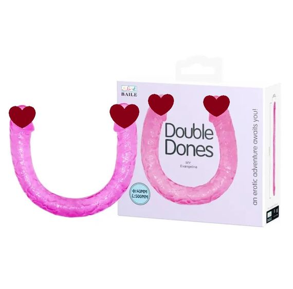 Двойной фаллоимитатор "Double Dones" L485 mm D35mm sexstyle