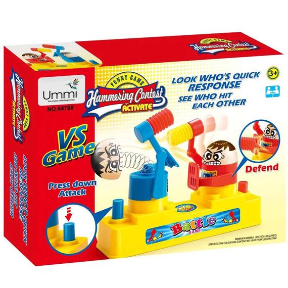 Настольная интерактивная игра Ummi 64788 Hammering Contest Yellow | Зображення 1