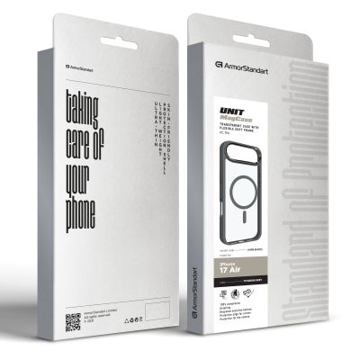 Чехол для мобильного телефона Armorstandart Unit MagCase Apple iPhone 17 Air Titanium Grey (ARM86309) | Зображення 1
