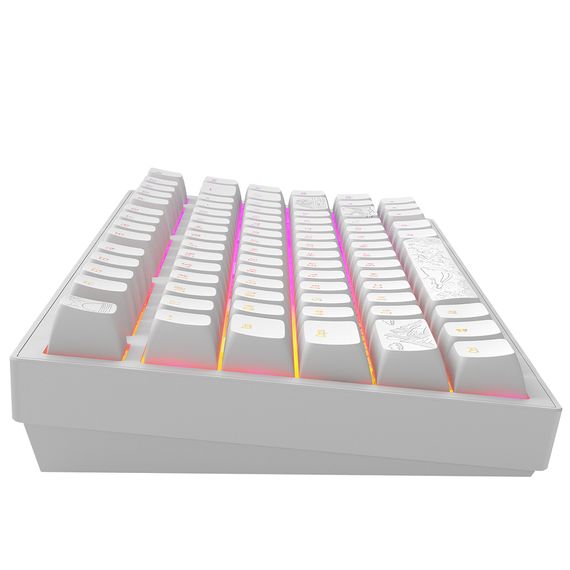Клавіатура Dark Project ALU81 Terra Nostra PBT RGB Mech G3MS Moonstone White (DPKB_NOSTRA_81_ANSI_WHITE_UA) | Зображення 6