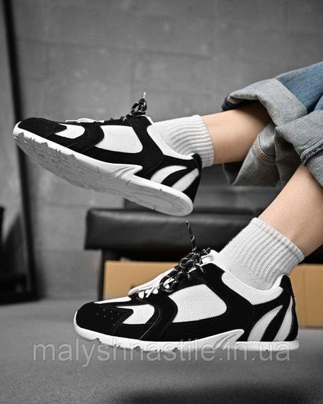 Женские кроссовки miuu leral black white  ДЛ6402 | Зображення 6