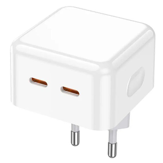 МЗП Borofone BA76A Source PD35W (2USB-C) White | Зображення 3