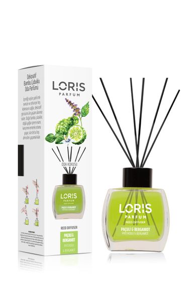 Аромадифузор Loris parfum Бергамот та пачулі (Reed Diffuser "Bergamot Patchouli") 120мл - Парфумований