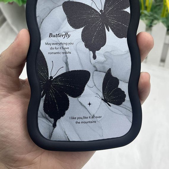 Чохол TPU Cloudy Pictures для Samsung Galaxy A25 5G Butterflies | Зображення 1