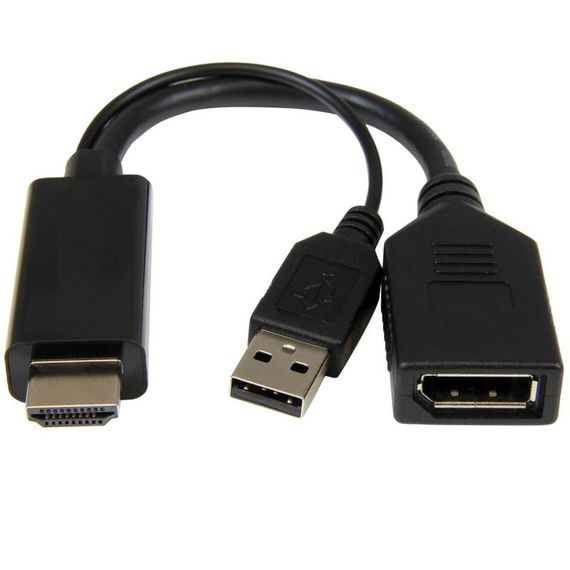 Адаптер-перехідник HDMI на DisplayPort Cablexpert A-HDMIM-DPF-01