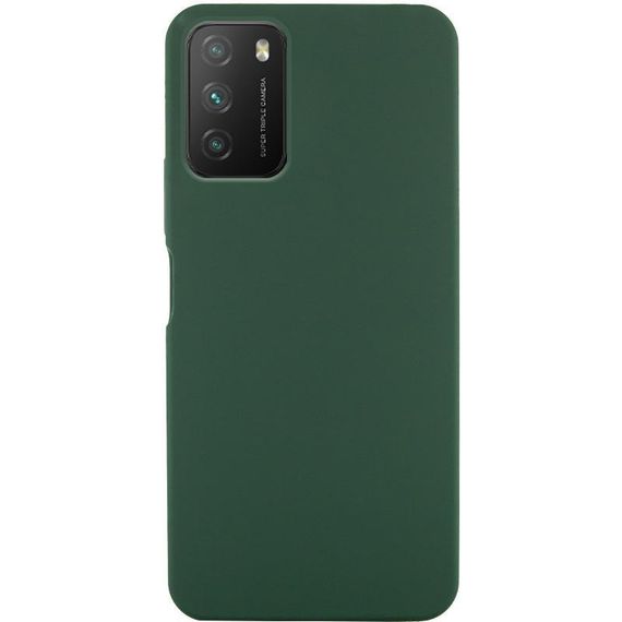 Чохол Silicone Cover Ummi Lakshmi (AA) для Xiaomi Poco M3 Зелений / Dark green