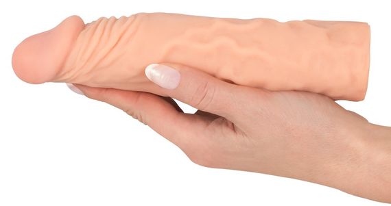 Удлинительная насадка - Nature Skin Extension Sleeve +3 см Sex Aura | Зображення 4