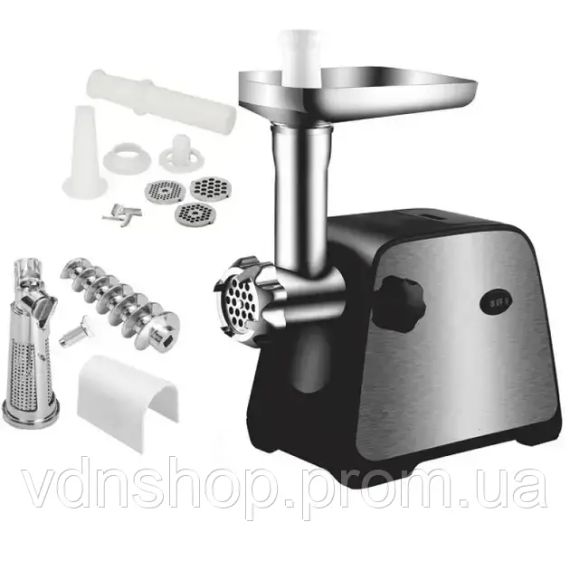 Мясорубка Domotec MS-2026 4500W с функцией реверса и соковыжималкой