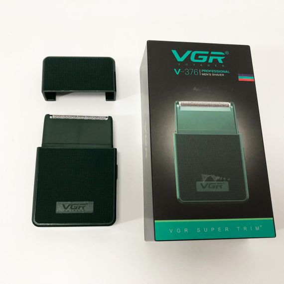 Електробритва VGR V-376 GREEN шейвер, Професійний шейвер-електробритва, Портативна бритва | Зображення 9