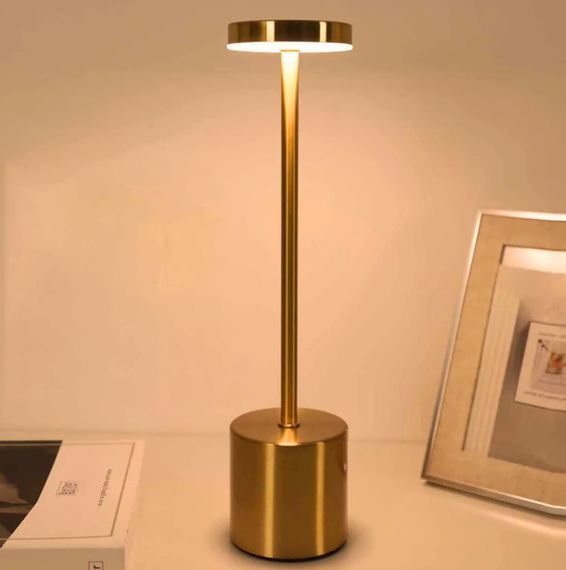 Настільна LED лампа Сенсор, золота HSY-T812-1 (46155-HSY-T812-1_194) | Зображення 2