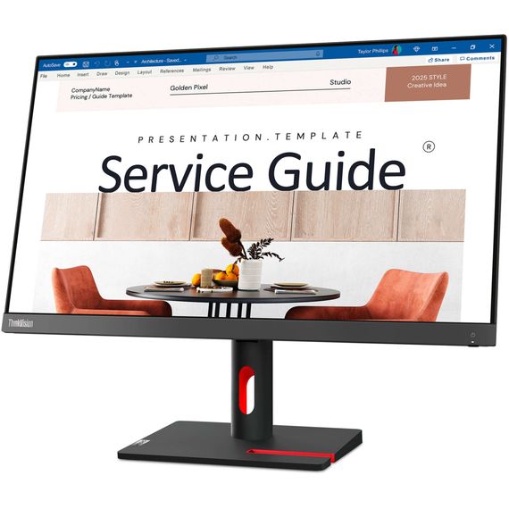 Монитор Lenovo ThinkVision S24i-30 (63DEKAR3EU) | Зображення 2