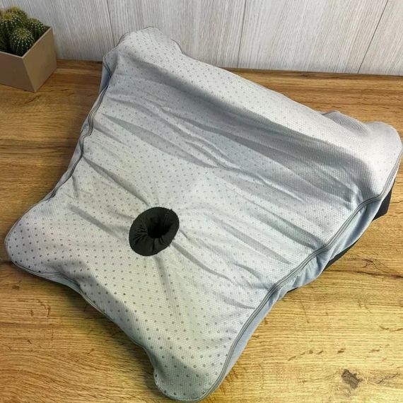 Подушка Memory Foam VEN-1902 41×48×23 см • Ортопедична подушка VEN-1902 для сну на животі, підтримки спини, попереку та ніг | Зображення 2