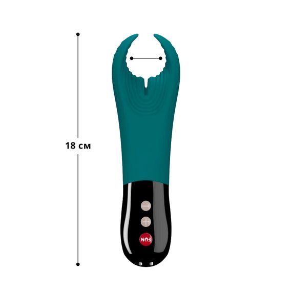 Вібратор для пеніса Fun Factory MANTA deep sea blue/black, підходить для парних ігор | Зображення 1