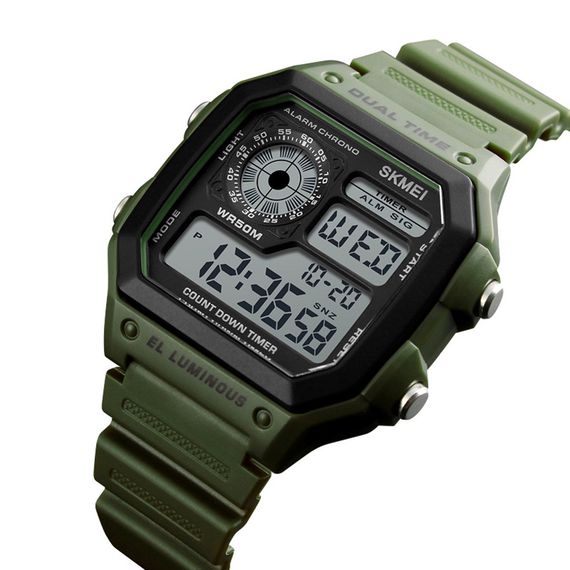 Годинник S2kmei 1299AG Army Green. | Зображення 1