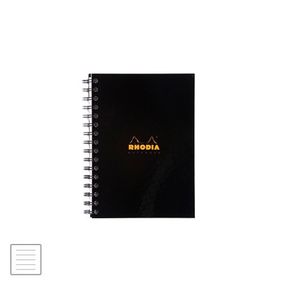 Блокнот для перьевых ручек в твердой обложке Rhodia Business Book A5 Lined Hardback, 1411