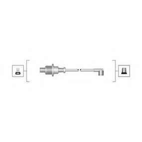 Комплект дротів запалювання (вир-во Magneti Marelli кор.код. MSQ0063) MAGNETI MARELLI 941319170063 на CITROËN ZX (N2)