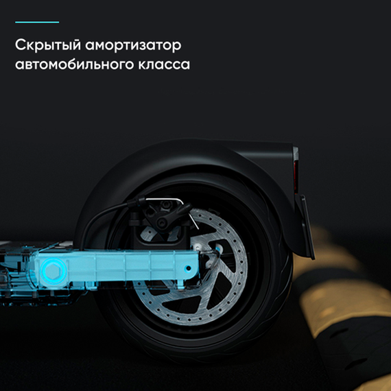 Электросамокат OKAI ES20 NEON с неоновой подсветкой, 600 Вт, белый | Зображення 9