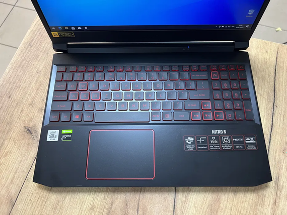 Ноутбук Acer Nitro 5 15.6  FHD IPS i5 10300H/16gb/SSD+HDD/GTX 1650 -4Gb | Зображення 3