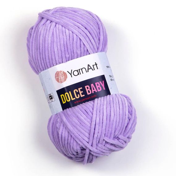 Пряжа YarnArt Dolce Baby 744 бузкова ярнарт дольче бебі плюшева