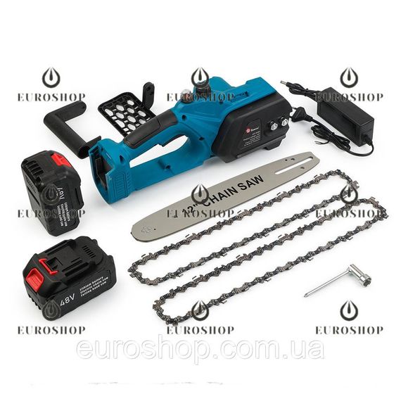 Пила цепная аккумуляторная  DOMOTEC Chain Saw 12'', 48 V | Зображення 2