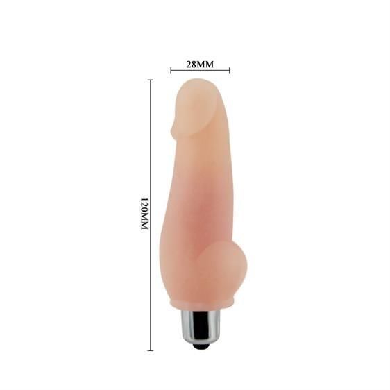 Реалістичний вібратор - Super Mini Vibrator Flesh Sex Aura | Зображення 1