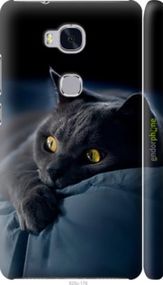 Чохол на Huawei Honor 5X Димчастий кіт "825m-176-2448"