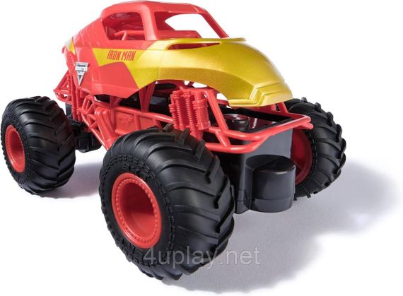 Монстр-трак на радиоуправлении Железный человек Оригинал Monster Jam Marvel Iron Man RC Monster Truck | Зображення 4