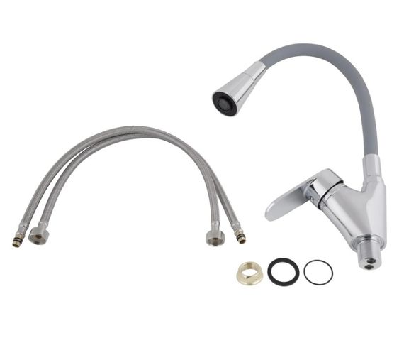 Змішувач для кухні Lidz Tani 007F3, Chrome/Grey (k40) LDTAN007F3GCR31869 | Зображення 2