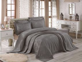 Покрывало Gardines 240х260 см  Miray серый