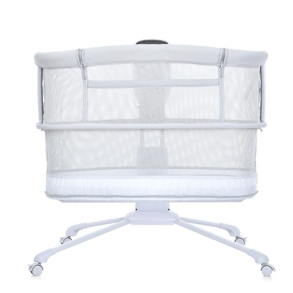 Детская кроватка-люлька 3 в 1 Mastela 3328 приставная, музыка, таймер, москитная сетка, белый | Зображення 4