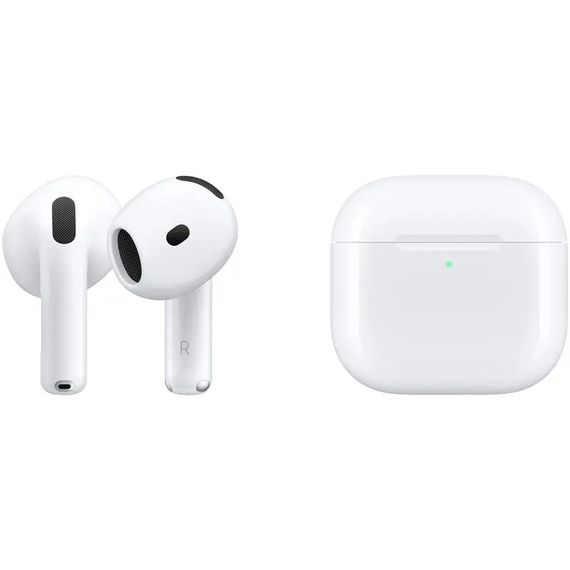 Бездротові TWS навушники Airpods 4 ANC USB-C Wireless Charging Case for Apple (AAA) White | Зображення 2