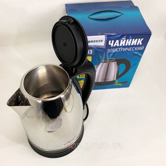 Потужний побутовий електрочайник SeaBreeze, Потужний чайник для кип'ятіння, Надійний електричний чайник YC-72 | Зображення 3