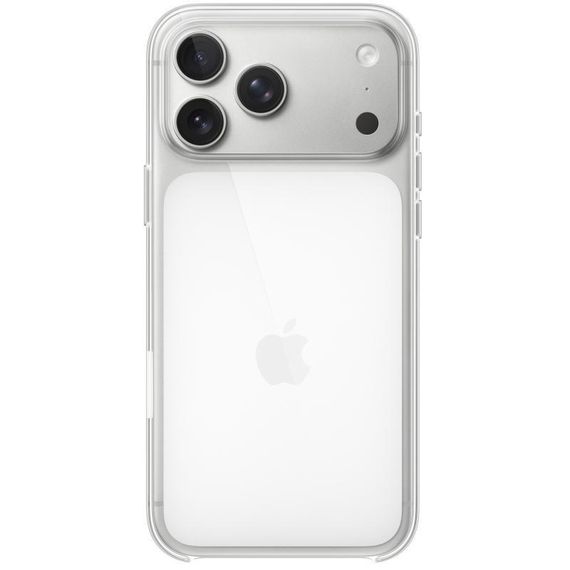 Чехол Clear Case (AAA) with MagSafe and Animation для Apple iPhone 17 Pro Max (6.9") White