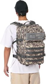 Тактичний рюкзак IdealForce Tactical – військовий, міцний, універсальний MOLLE рюкзак для ЗСУ, походів, тривожної валізи та щоденн