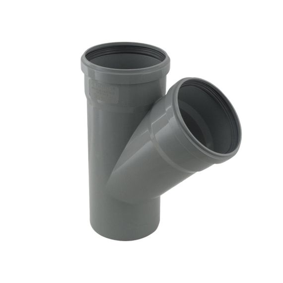 Трійник внутрішній каналізаційний PolMark ф110мм x45°