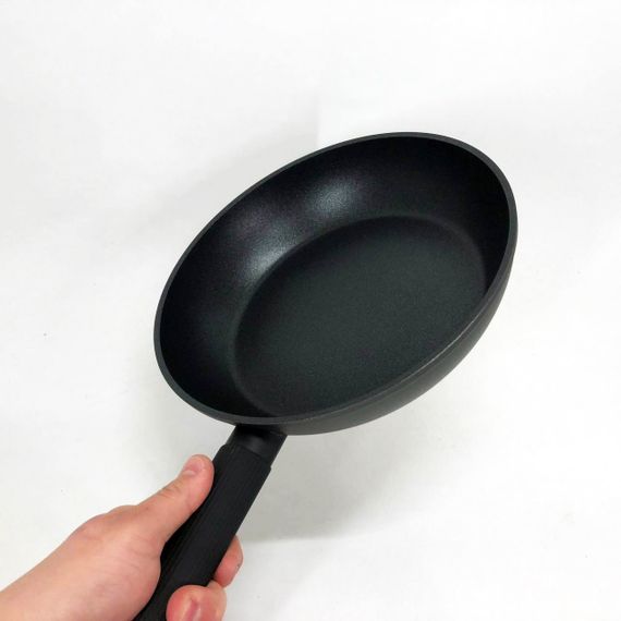 Антипригарная сковорода для индукционной плиты MAGIO MG-1160 24 см, Сковорода удобная LN-348 на кухню | Зображення 1