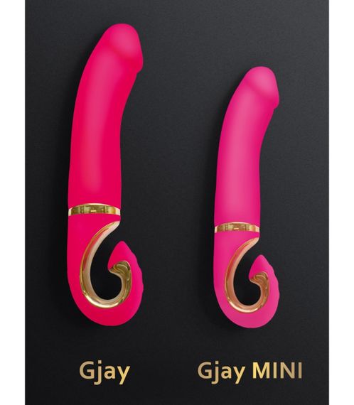 Вібратор нереалістичний Gjay Mini Gvibe, рожевий, 19 см х 3.5 см sexstyle | Зображення 4