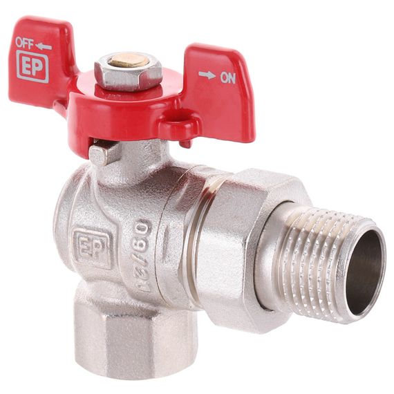 Кран з американкою кутовий 1/2" Europroduct EP.410 (EP2959) | Зображення 2