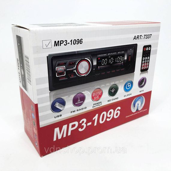 Магнітофони для машин MP3-1096 BT ISO, Магнітоли з usb для дому, Автомагнітоли 1, Мультимедіа в машину DZ-31 | Зображення 7