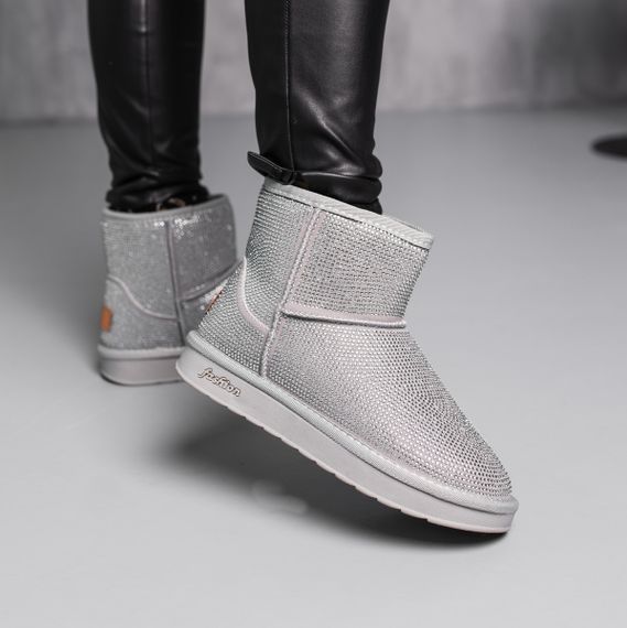 Угги женские Fashion Ruby 3877 38 размер 24 см Серый | Зображення 6