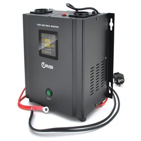 ДБЖ з правильною синусоїдою Europower PSW-EP500WM12 (300 Вт) 5/10А настінний, під зовнішню АКБ 12В, Q2 (355*325*215) 5 кг