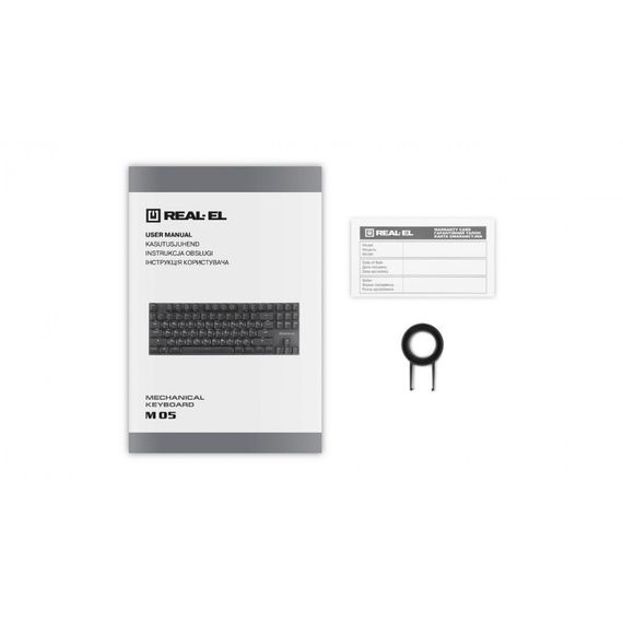 Клавіатура REAL-EL M 05 Grey | Зображення 8