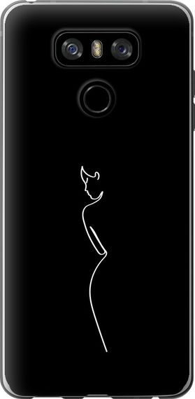 Чехол на LG G6 Силуэт1 "4590u-836-17620"
