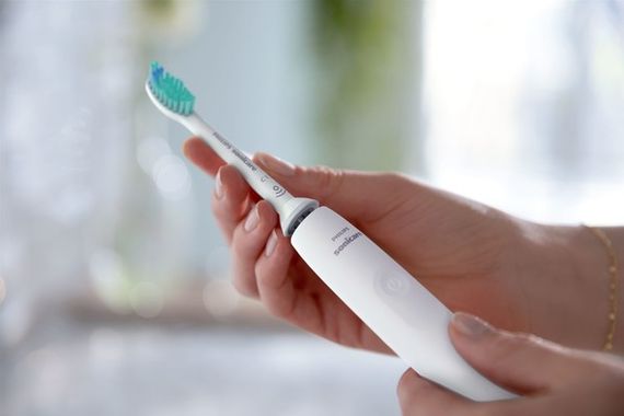 Зубна електрощітка Philips HX3671/13 Gemini 3100 White | Зображення 2