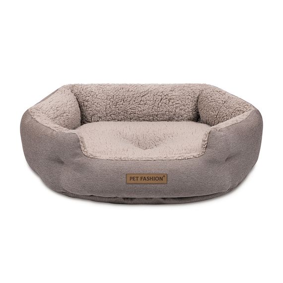 Лежак Pet Fashion BRIG для собак кавовий, 58*48*20 | Зображення 3