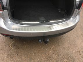 Накладка на задній бампер Carmos (SW, нерж) для Mazda 6 2012-2018 рр