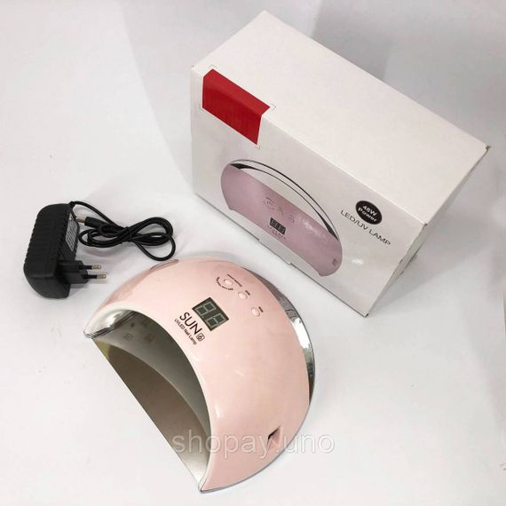 Ультрафіолетова лампа для Манікюру UV LAMP Sun 6, Світлодіодна сушарка для гель лаку. Колір: рожевий | Зображення 6