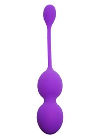 Вагинальные виброшарики - Vibrating Kegel Balls Purple, 32 мм, 80 г Sex Aura