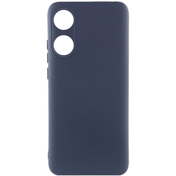 Чехол Silicone Cover Lakshmi Full Camera (AAA) для Oppo A58 4G Темно-синий / Midnight blue