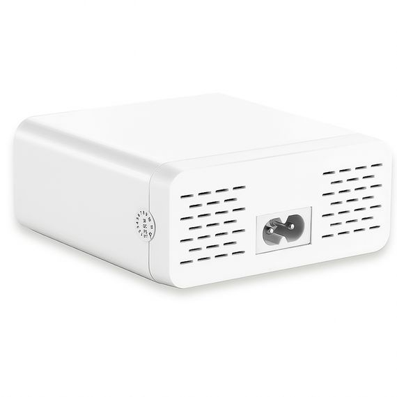 Зарядна станція на 6 USB портів Addap MCS-896, багатопортовий зарядний пристрій з дисплеєм, 40W | Зображення 3
